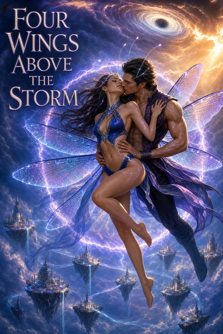 FOUR WINGS ABOVE THE STORM Cover