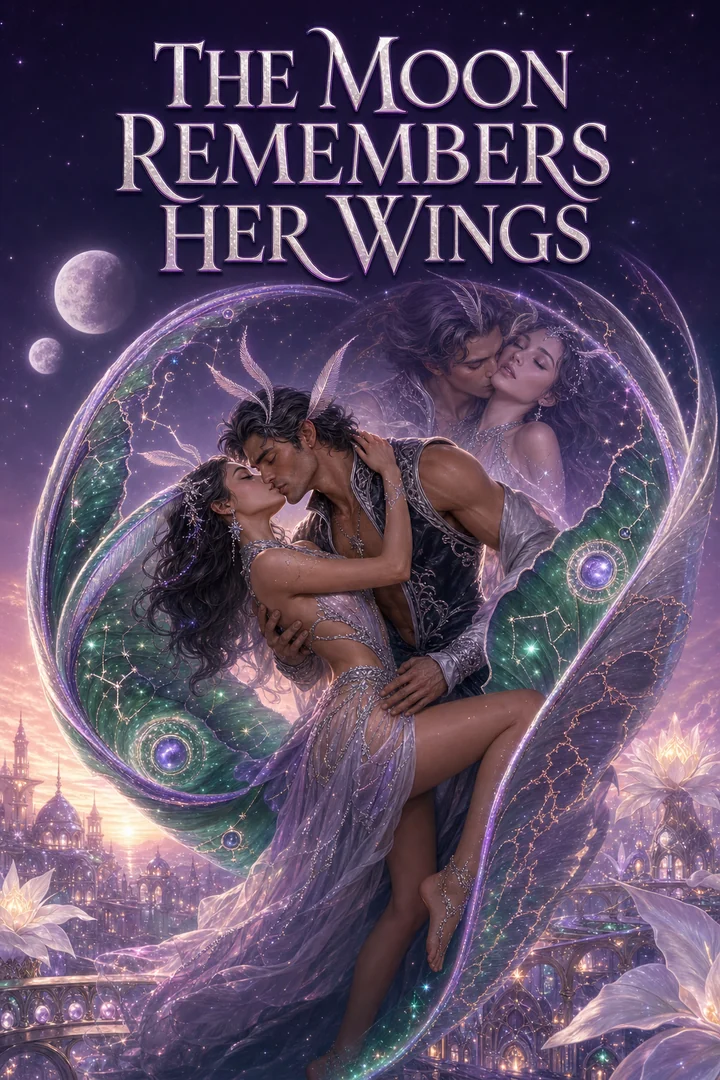 THE MOON REMEMBERS HER WINGS Cover