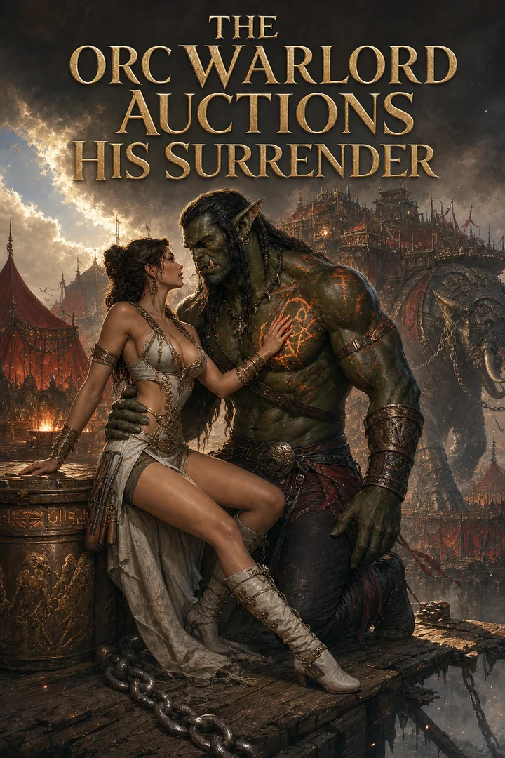 THE ORC WARLORD AUCTIONS HIS SURRENDER Cover