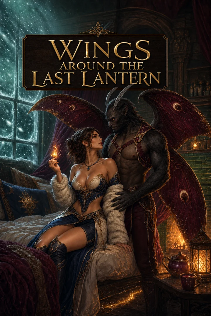 WINGS AROUND THE LAST LANTERN Cover